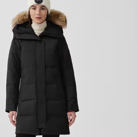 Canada Goose Black Shelburne Parka Style #3802L - Picture 3 of 10